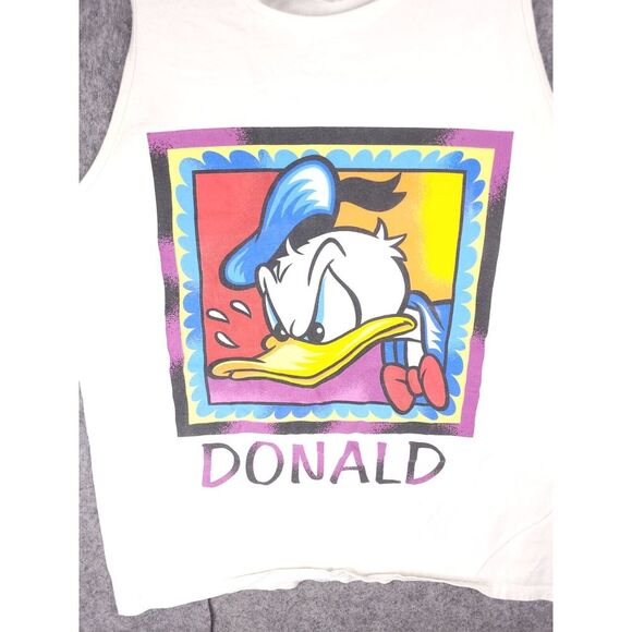 Vintage Donald Duck Shirt Men's XL Mickey Inc Disney World Made USA Graphic - Picture 2 of 7